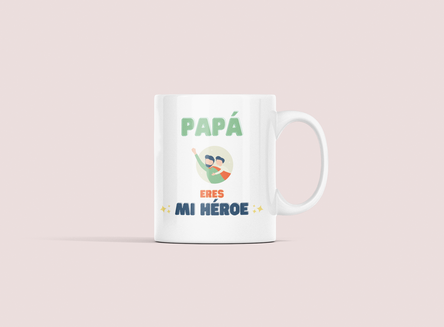 Taza Papá eres mi héroe