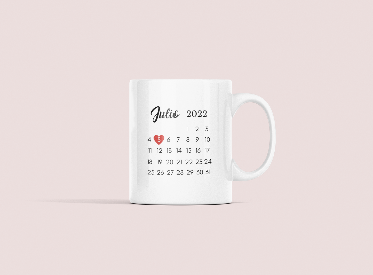 Taza fecha + foto
