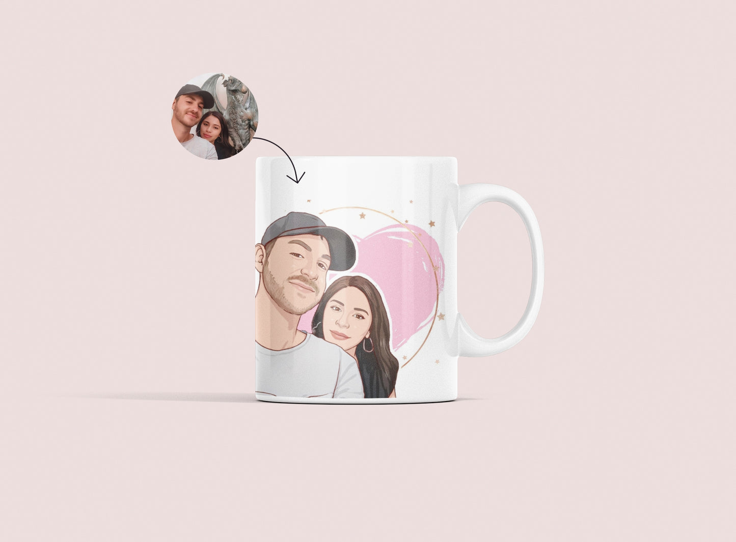 Taza con Ilustración de foto