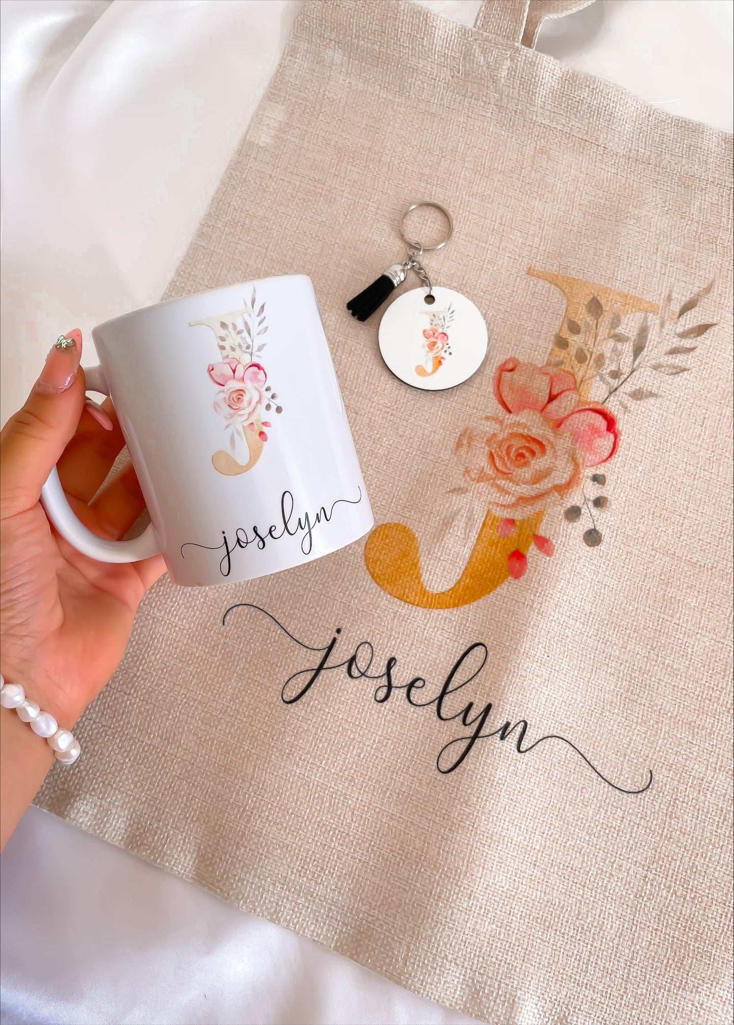 Pack Inicial Flores (Tote, Taza y llavero)