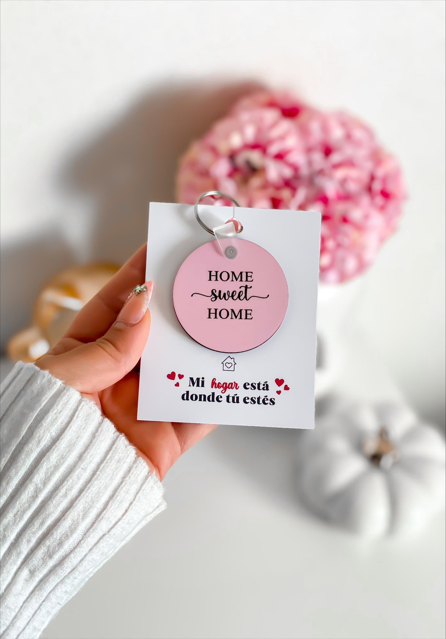 Pack 2 llaveros Home sweet home