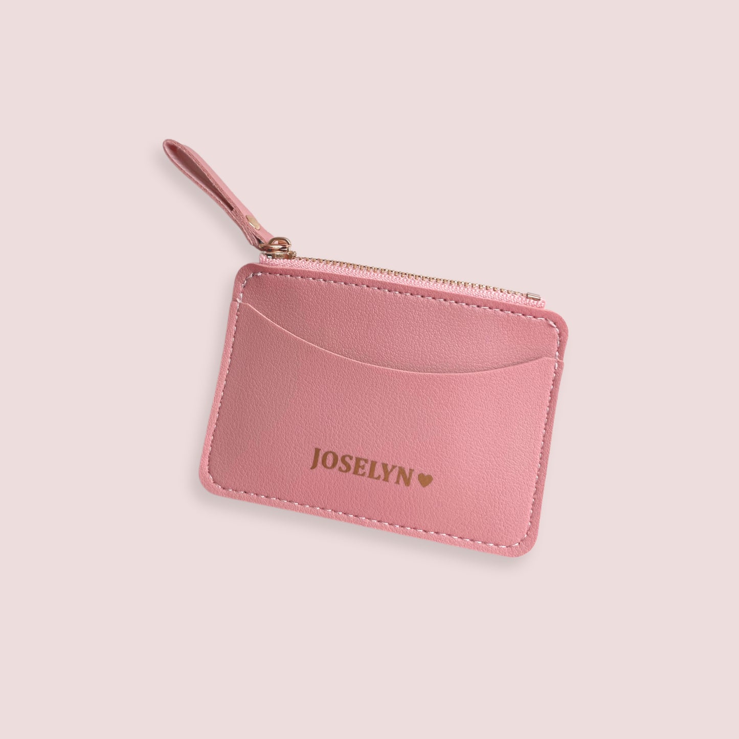 Monedero/tarjetero polipiel rosa (Edición Día de la Madre)