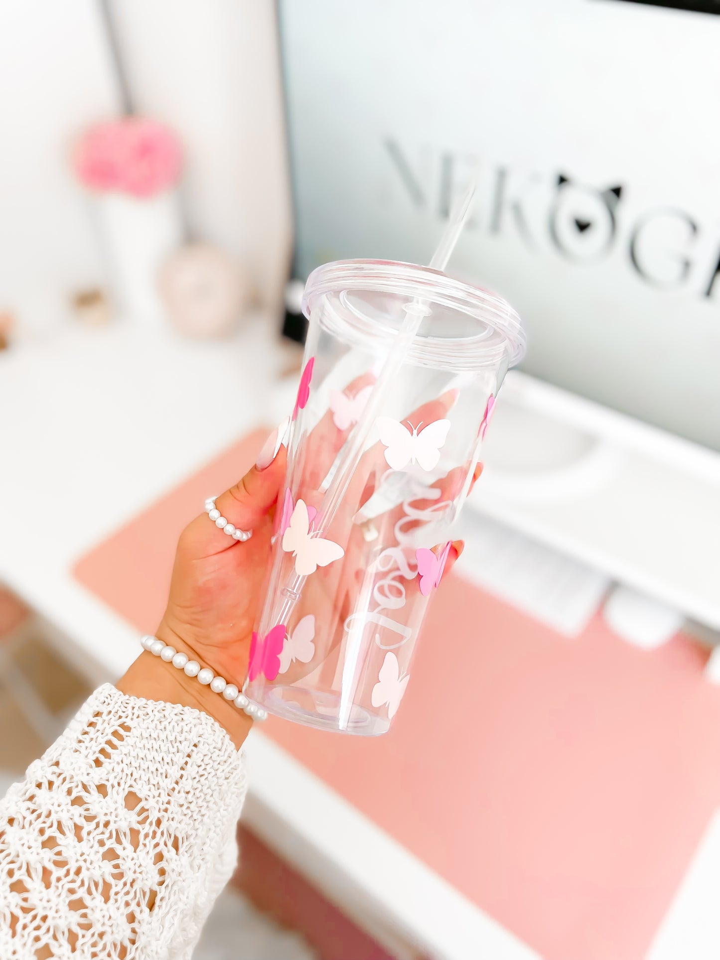 Vaso grande Mariposas