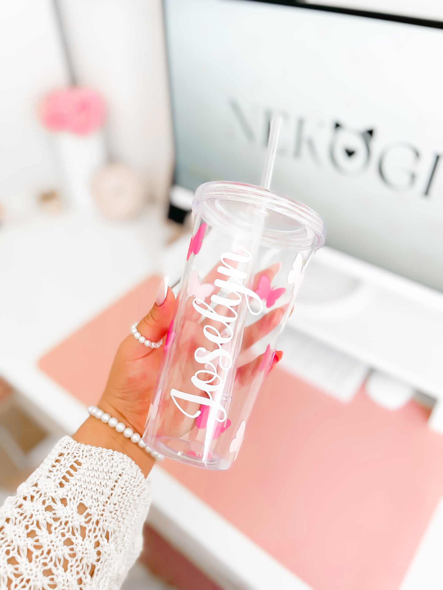 Vaso grande Mariposas