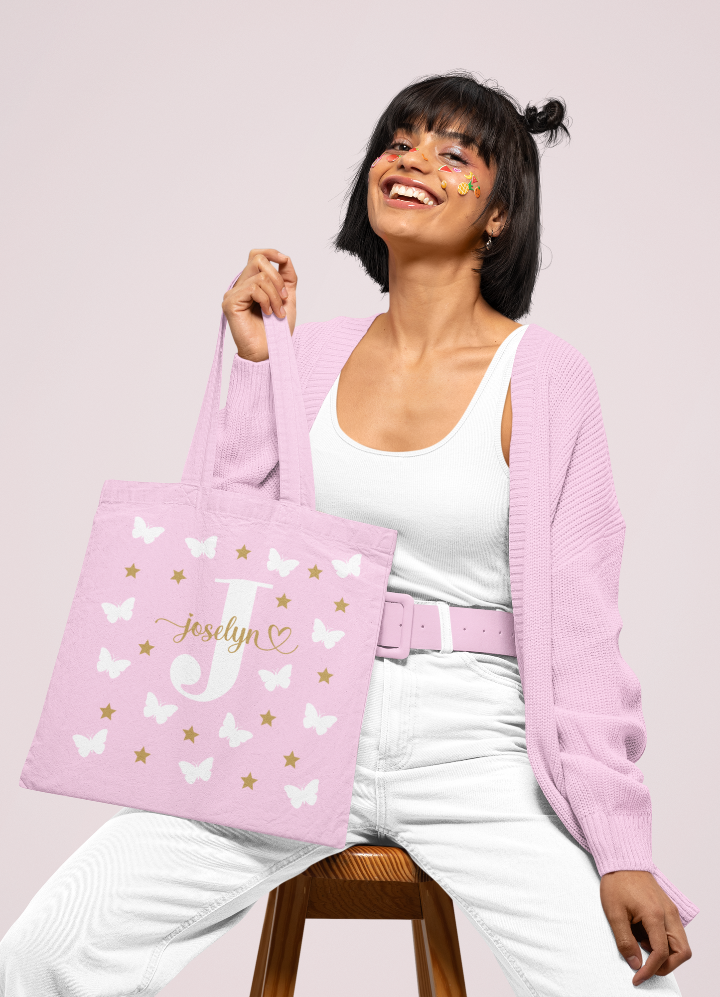 Tote Bag Rosa Mariposas