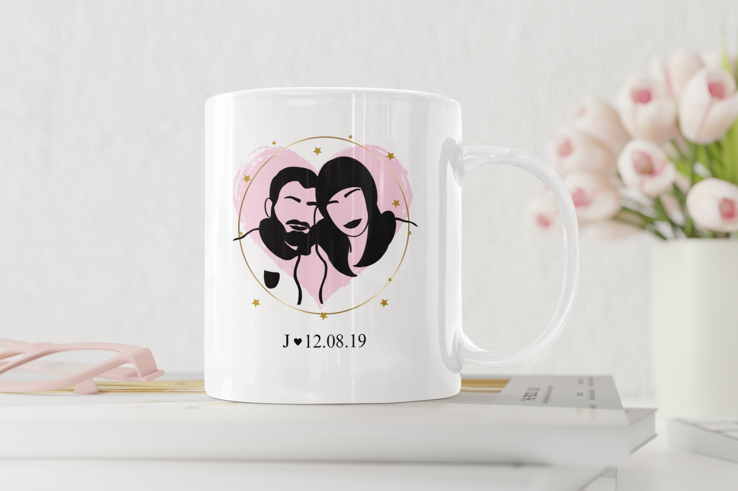 Taza Silueta con fondo