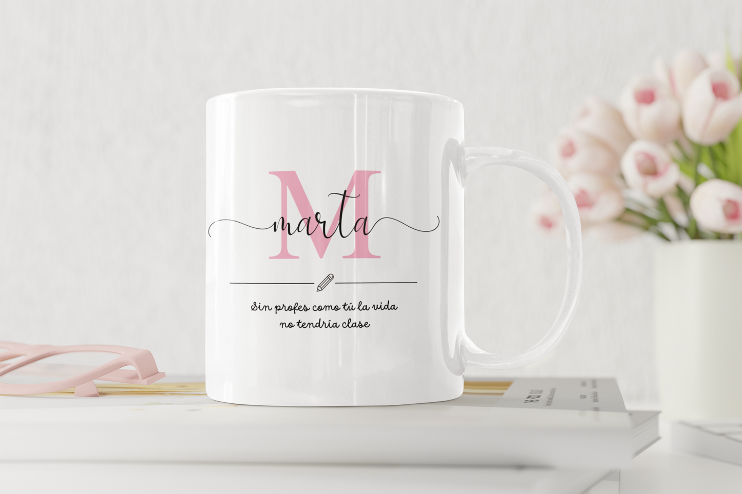Taza Profe Inicial +Nombre