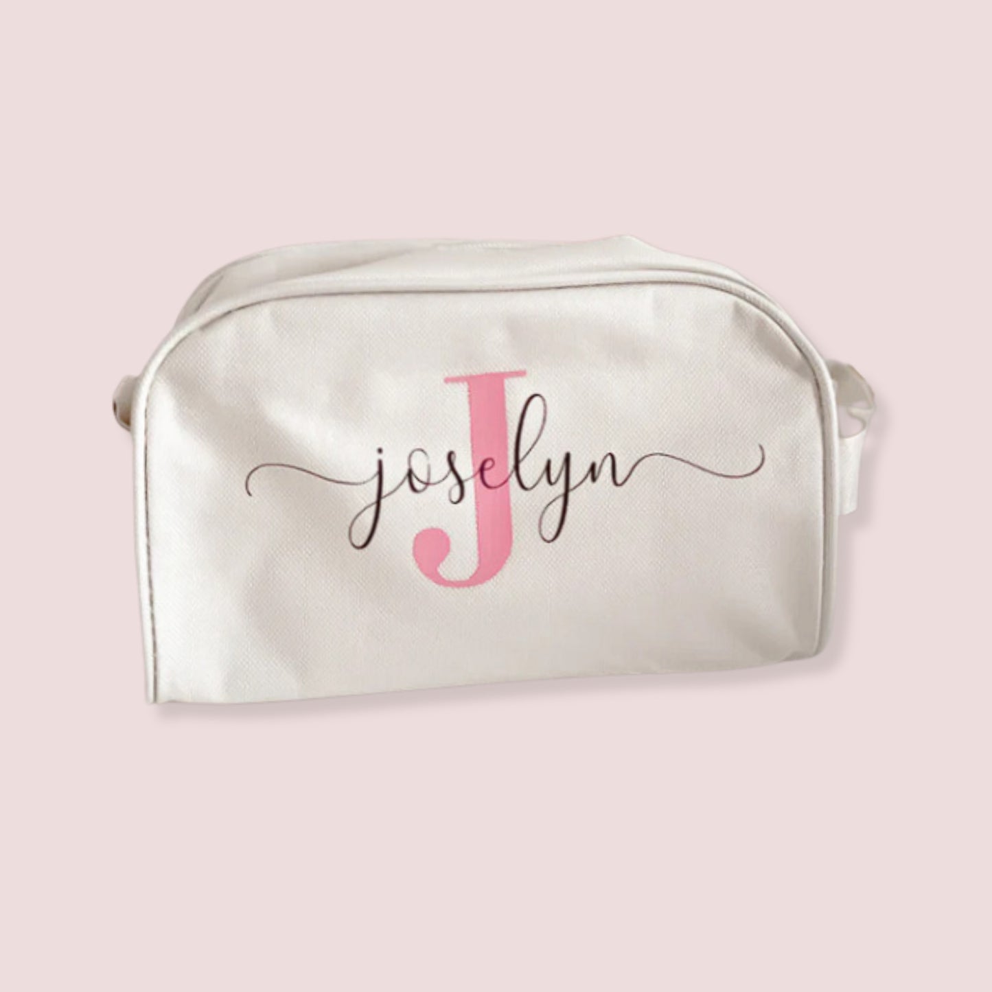 Neceser Beige con Inicial y Nombre