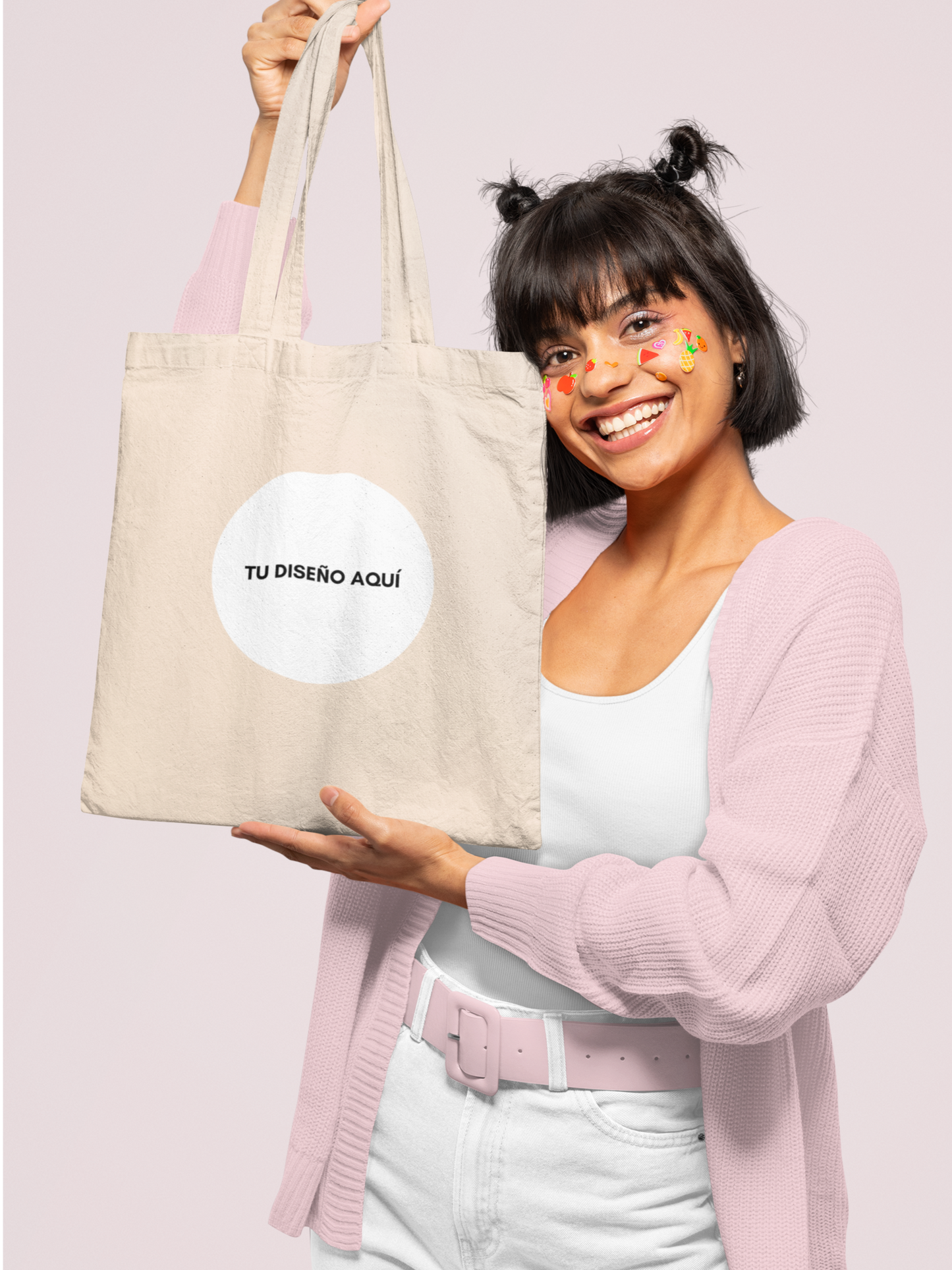 Tote Bag Beige Personalizada con sublimación