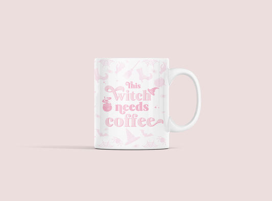 Taza This witch needs coffee