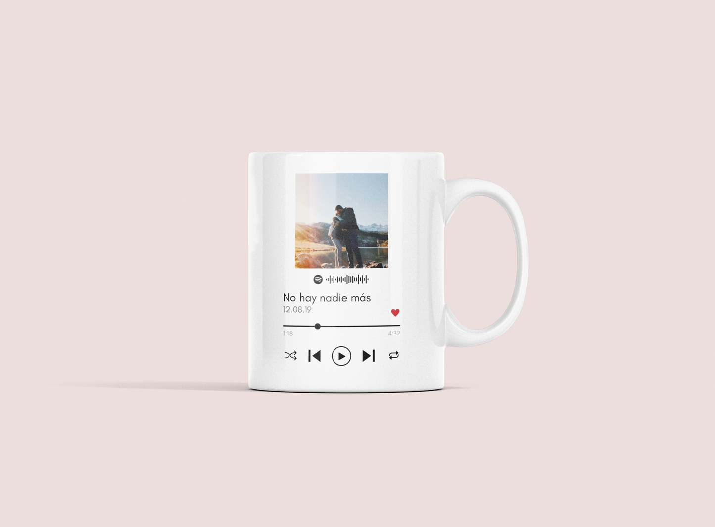 Taza Spotify con foto