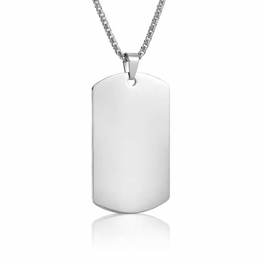 Collar Kenta plateado