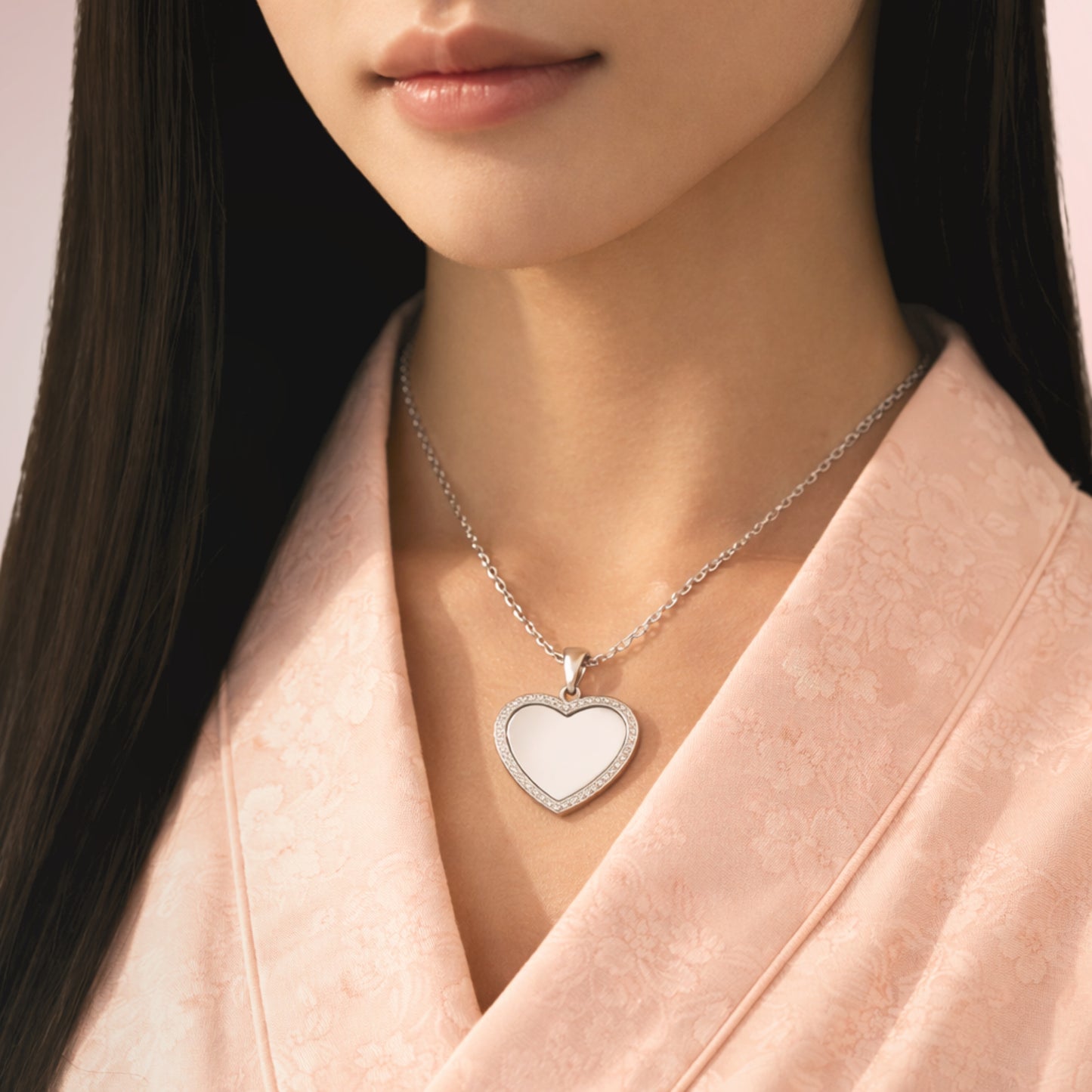 Collar Akiko plateado