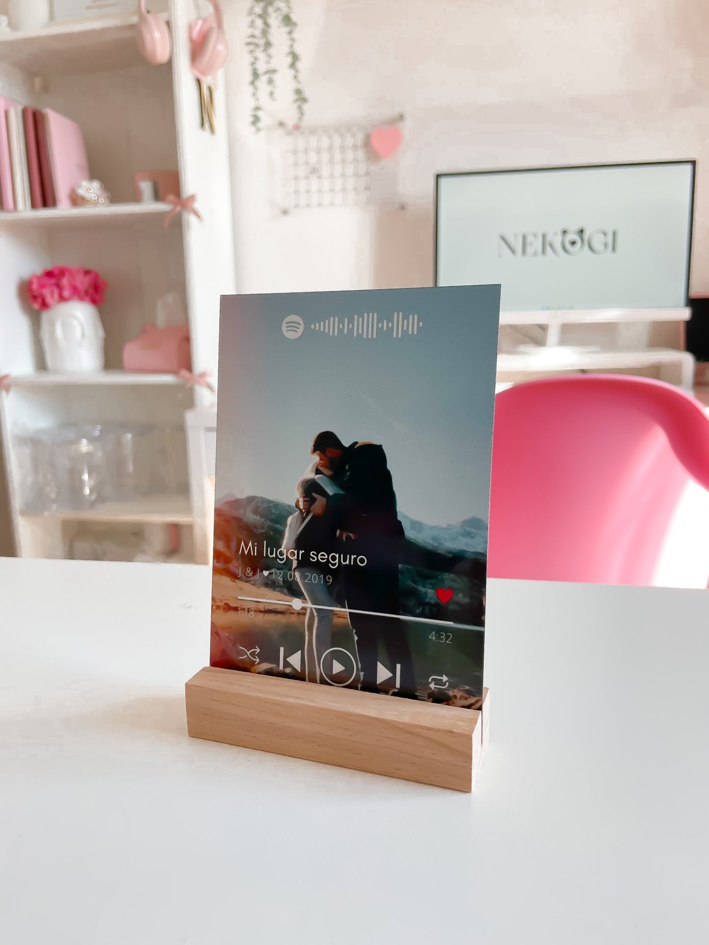 Placa Reproductor con foto personalizada