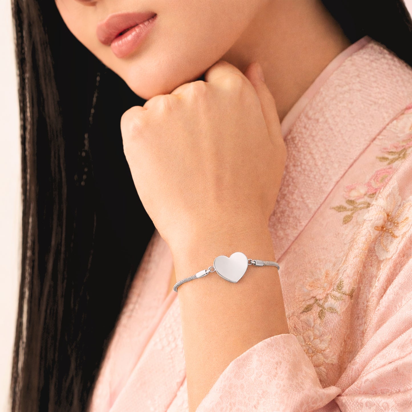 Pulsera Aiko plateada