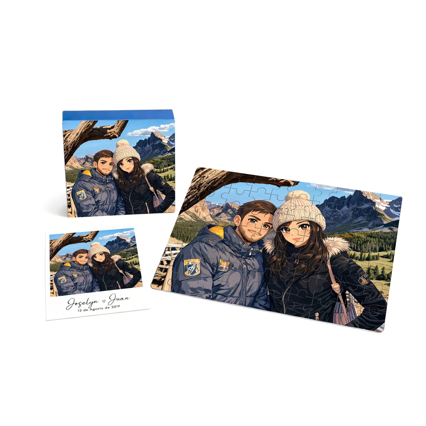 Puzzle personalizado con foto estilo Anime