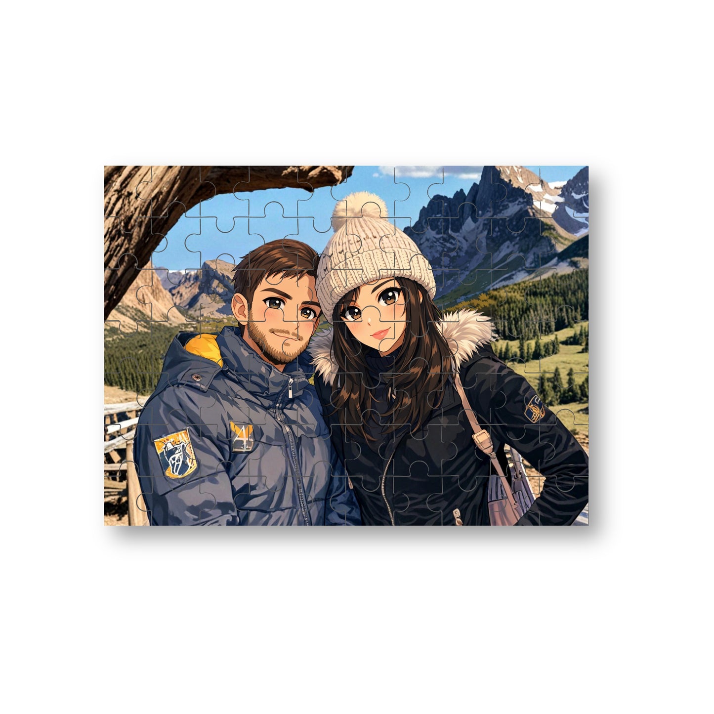 Puzzle personalizado con foto estilo Anime