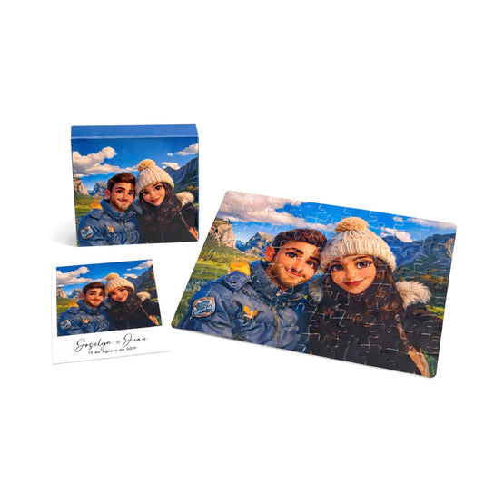 Puzzle personalizado con foto estilo Pixar
