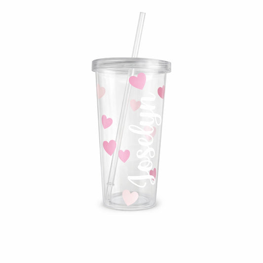 Vaso grande Corazones