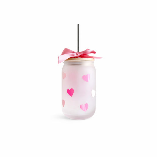 Vaso corazones 400ml