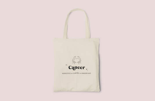 Tote Bag Beige Horóscopo