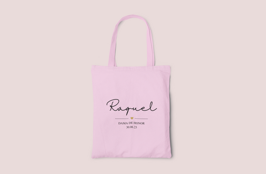 Tote Bag Rosa Dama de honor