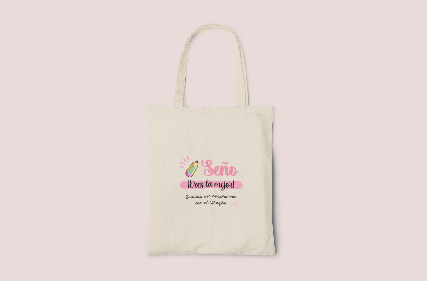 Tote Bag Beige Seño eres la mejor