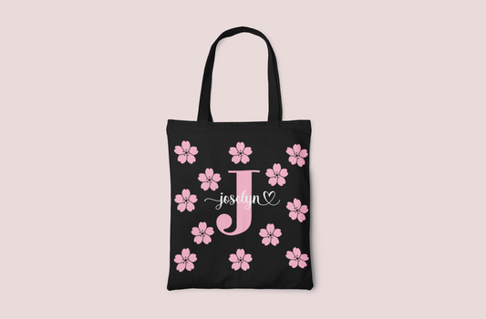 Tote Bag Negra Sakura